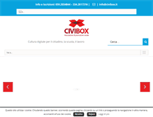 Tablet Screenshot of civibox.it